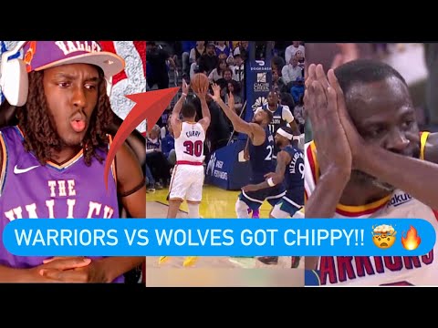 Reaction To Warriors Vs Wolves Highlights