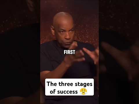 Denzel Washington shares the three stages of success #shorts #stagesoflife