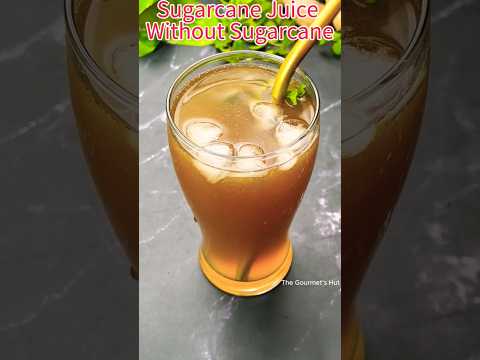 Refreshing Sugarcane Juice Alternative Without Sugarcane |Easy Homemade Recipe with Jaggery #shorts