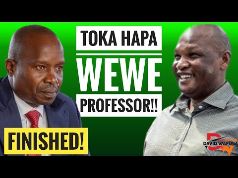 TOTAL EMBARASSMENT AS FAROUK KIBET PUSHES PROFESSOR KINDIKI IN PUBLIC!