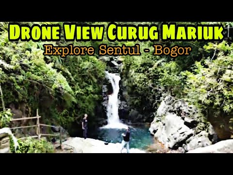 Drone View Curug Mariuk Sentul Bogor