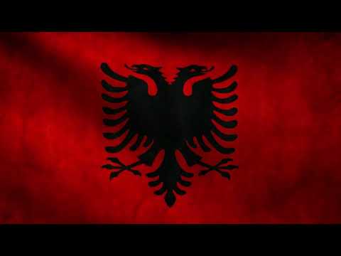 [10 Hours] Albanian Flag Waving - Video & Audio - Waving Flags