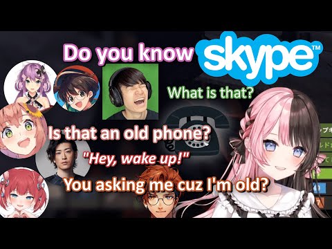 Hinano’s existential crisis after 22 yr old asks what Skype is, then she asks everyone [VCR RUST]