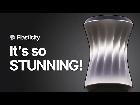 Organic Swirly Surface Modeling Exercise | Plasticity Tutorial