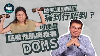 做完運動隔日痛到行唔到？可能是延發性肌肉酸痛(DOMS)｜醫SICK醫識