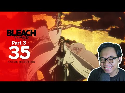 BANKAI SHUNSUI - Bleach Thousand Year Blood War EPISODE 35 REACTION INDONESIA