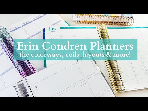 Erin Condren Planners | All the LifePlanner Layouts, Colorways, Coil Options & More! | PLANMAS