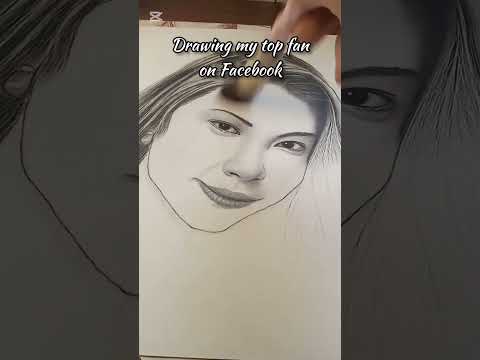 Drawing my Top Fan| Followers on Facebook #shorts