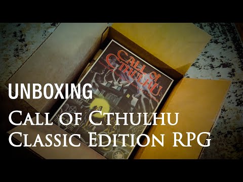 Call of Cthulhu Classic Ed Unboxing