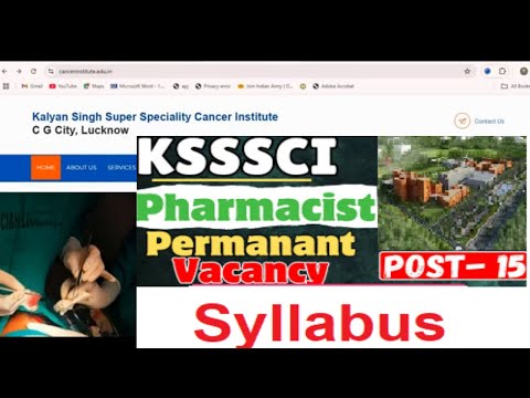 ksssci pharmacist syllabus | ksssci pharmacist vacancy 2025 | @dkvpharmaguidance #ksssci