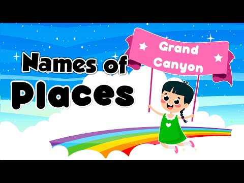 Places Vocabulary in English - Kids vocabulary - Educational Video For Kids