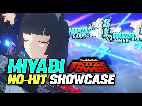 Miyabi Absolutely DESTROYES the BATTLE TOWER, No-Hit F26-30 | SteamedBunX Early Showcase