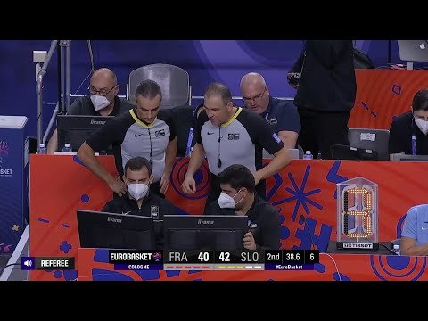 IRS Mic'd - Act of Violence - FULL IRS video with referees making decision at Eurobasket 2022 - FIBA