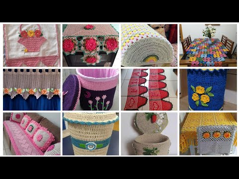 Ideas de patrones de crochet a mano muy atractivas y hermosas para decoraciones del hogar