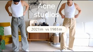 acne studios 2021m vs 1981m jeans