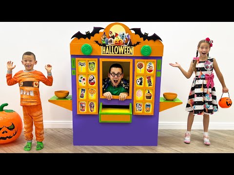 Sofia and Max are buying too many Halloween sweets!