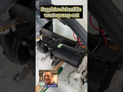 Automatic waste pump out for Sapphire Scientific, mounted on the outside