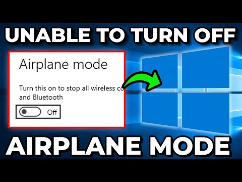 How To Fix Unable To Turn Off Airplane Mode On Windows PC