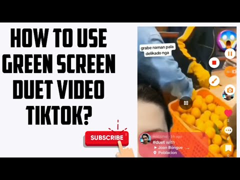 How to use green screen tiktok video duet?#videotutorial #tiktok #greenscreen #tiktokduet #fyp