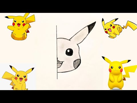 "Realistic Pikachu Art: Drawing the Cutest Pokemon Ever" #pikachu #art