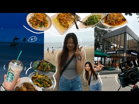 𝗠𝗬 𝟭𝟰 ｜Vacation with me 🏖️, Kuantan 3D2N vlog 🌊, Seafood dinner 🦀, Seaview Starbucks | Malaysia vlog