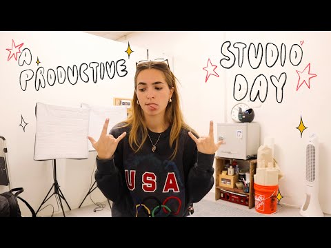 First day back at art school ✿ a productive studio vlog