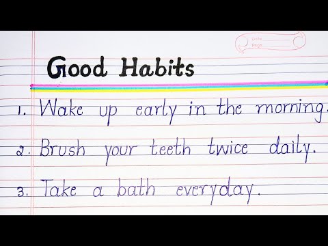 Good Habits