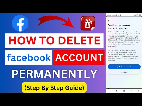 How To Delete Facebook Account Permanently | Deactivate Facebook Account