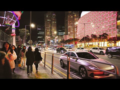 Seoul Seokchon Lake Night Walk, SEOUL Festa 2024, Seoul Travel Walk.