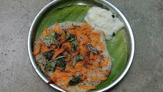 Dosa😍/dosa recipe/littlefood/morning breakfast recipe/dosa varieties/carrot dosa