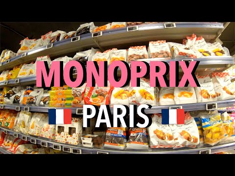 パリで有名なスーパーマーケット「モノプリ(Monoprix)」でお買い物【パリvlog】