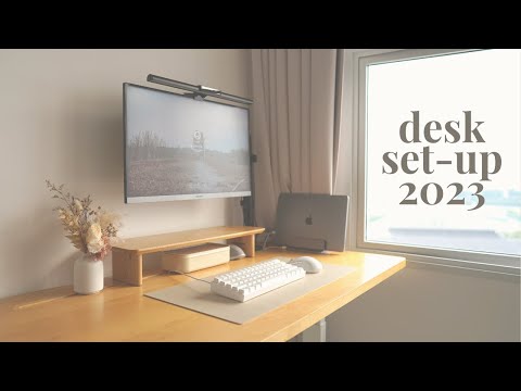 Desk Setup 2023 • Minimal and Clutter-free Workspace