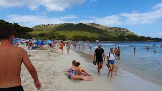 Cala Agulla Beach | Mallorca | Spain | Beach Walk | August 2021