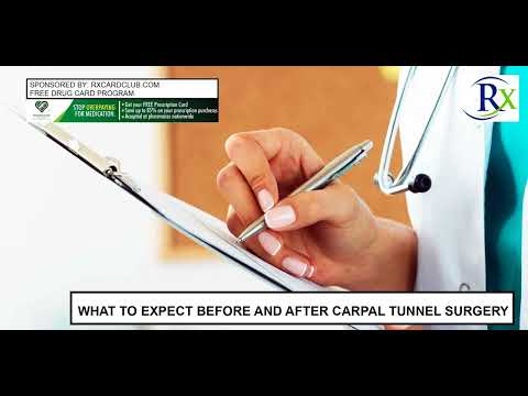 What To Expect Before And After Carpal Tunnel Surgery