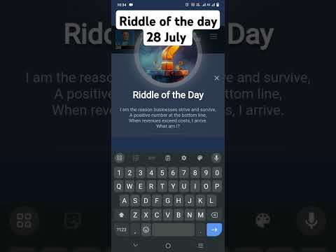 Riddle of the day Musk empire 28 July | #elonmusk #muskempire #rebuspuzzles #games #level #online