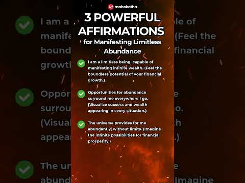 3 Affirmations for Manifesting Limitless Abundance