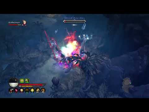 PS4日本語版　Diablo III （ディアブロ３） ACT２その３　忘られの遺跡～クーレの首発見～古の水路～強欲シェンまで　（Crusader編）