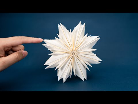 3D Star - Paper Star for Christmas Decor - Window Decoration