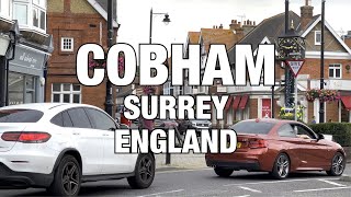 Cobham Street View, Surrey, UK, England 🇬🇧 4K HDR