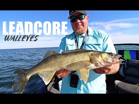 Leadcore Trolling Summer Walleyes (Brad's Crankbait Tips)