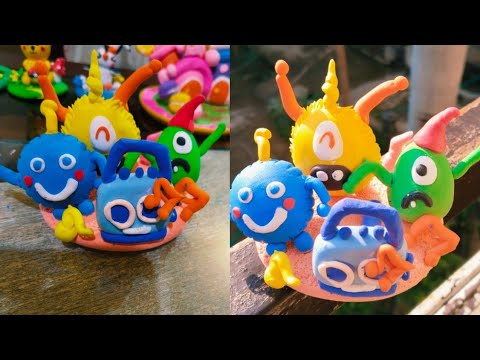 Monster Concert with Super Light Clay Creations | Fun DIY Clay Craft Ideas"