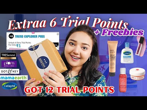 Smytten Trial Box Haul😍All New Items✅How To Get 6 Trial Points Free with Only ₹1 & Smytten Freebies