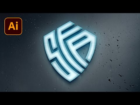 Logo Design Tutorial : Shield Logo Design In Illustrator | Illustrator Tutorial