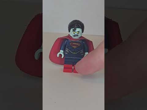 How to build zombie superman as a minifigure