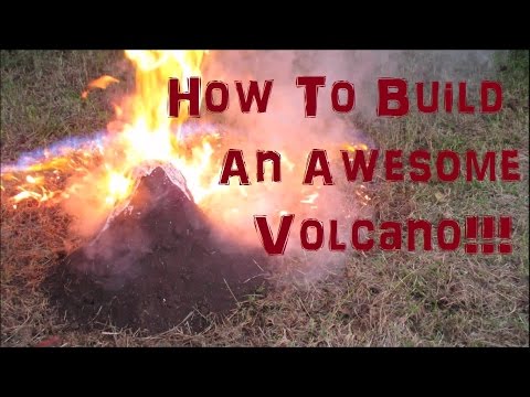 How To Make a Volcano (Science Project) Experiment Not For Kids!