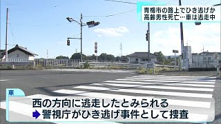 青梅市の路上でひき逃げか　高齢男性が死亡