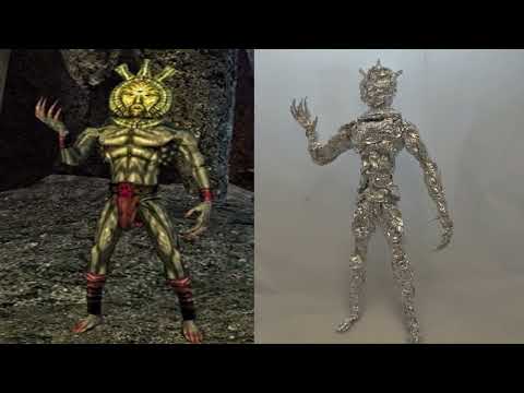 Dagoth Ur - Aluminum Foil Sculpture