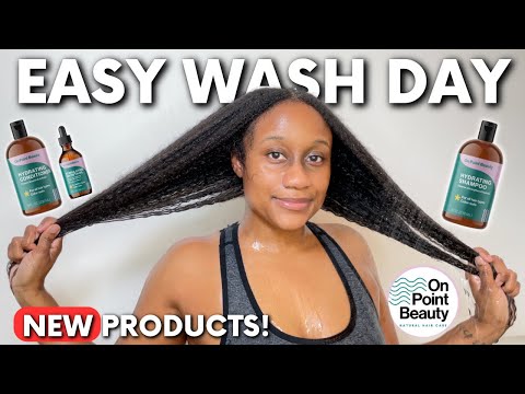 Natural Hair Wash Day Routine + Wash N Go! | Ft On Point Beauty Natural Hair products