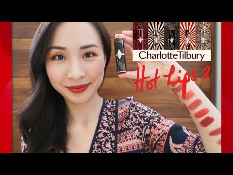 Charlotte Tilbury Hot Lips 2 新色试色分享|Swatches Review & Comparisons