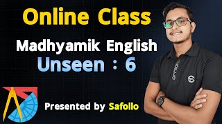 Unseen 6 / Special English Online Classes by Safollo 🎉